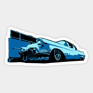 '57 Cadillac Lead Sled Sticker